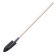 Baying shovel, wooden stalk, without a handle