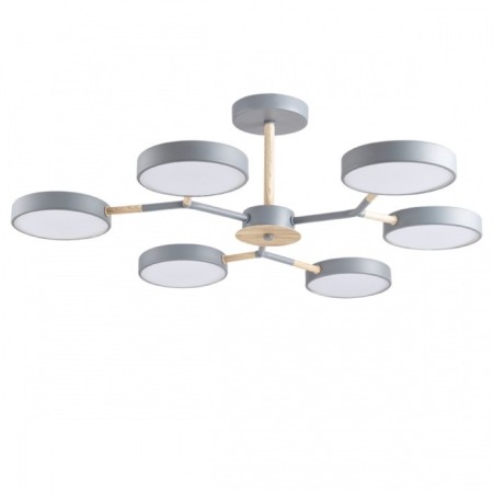 Cell chandelier Lumion. Brad, 108W, LED, 180x255x220 mm, gray color, tree