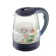 Electric kettle Energy E-287, glass, 2 l, 1500 watts, backlight, blue