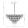 Suspended lamp Freya FR1004PL-12CH MOLLY, 630x630x930 mm, E14, 12x60W, chromium color