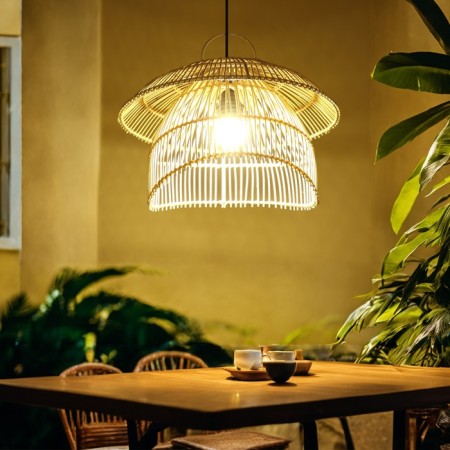 Ceiling Lamp from Rotan "Revelation" 1x120W, E27, 40x40x25 cm