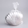 Figure Figure Varnished "shell", 3.2x4.5 cm, silver