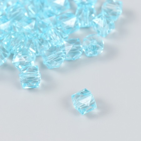 Beads Plastic "Crystal Multicurler. Heavenly" Transparent set of 20 g 1x1x1 cm