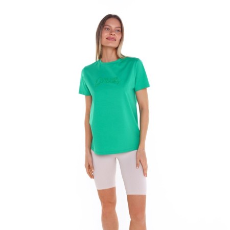 T-shirt female, dark green color, size 42-44 (m)