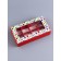 Folding box for 8 sweets "Present", 9.8 x 17.7 x 3.5 cm. Confectionery packaging