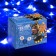 Garland "thread" 4 m, IP20, transparent thread, 40 LED, glow blue, 2 modes, AAH3