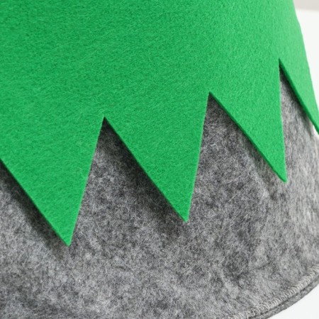 Animal house from felt "Christmas tree"-4
