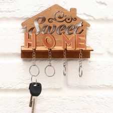 The keybox is wall -mounted with Sweet Home.