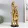 Souvenir Polystone "Strong Family" Gold 44x15x13 cm