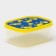 A set of food containers of the Dolyan Lemons, 3 pcs: 150 ml, 500 ml, 1.2 l, rectangular