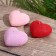 Candle "Heart in a net" 4x6x3 cm, soy wax, mix