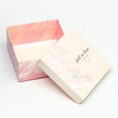 Folding box, Fall in love 10 x 10 x 5 cm-4