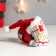 Polystone souvenir "Grandfather Moroz in a red outfit with a curly beard" MIX 10.5x6.5x5.2 cm