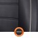 Frokes on the seat, universal Senator Stark, eco -leather, 2pcs, black