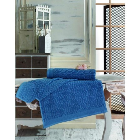 Terry towel Sofi de Marko Vega, 550 g, size 50x90 cm, blue color blue