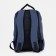 Male backpack on lightning, "saxi", outer pocket, blue color