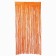 Festive curtain "Rain" with stars, p. 200 x 100 cm, orange