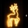 Neon figure "Silver hoof", 55 × 92 cm, 672 LED, 220 V, glow warm white