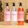 Set for a bath: 3 shower gels 1000 ml and 2 washcloths