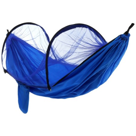 Maclay hammock with a mosquito net, 260x140 cm, blue color-6
