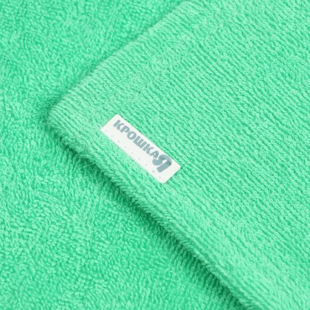 Tainted tange, Trevter I am 85x85 cm, green color, 100% cotton, 320 g/m2-7
