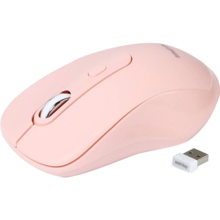 Mouse Smartbuy 282ag-N Nude, wireless, optical, 1600 dpi, 1xaaa, USB, pink