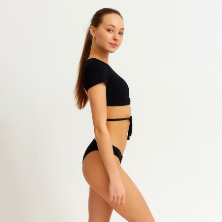 Separate Minaku women's swimsuit with a top color black, size 46-1