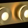 Punctum lamp 2x5W LED IP44 gold 10x24x6.5cm