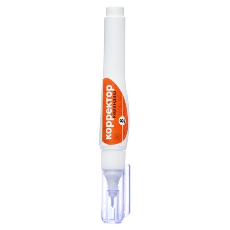 Pencil corrector 8 ml, metal tip, based on the solvent-1