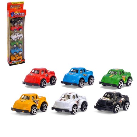Set of inertial machines "Jeep", 6 pcs.
