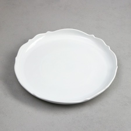 Wave dish, 30 cm, round, porcelain, Iran-2