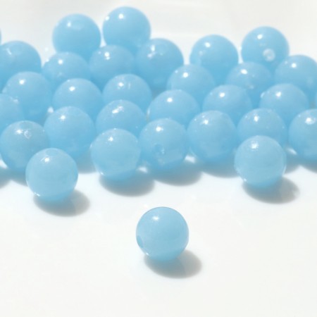 Bead "dragee" d = 8mm (set 10 g), blue color-1