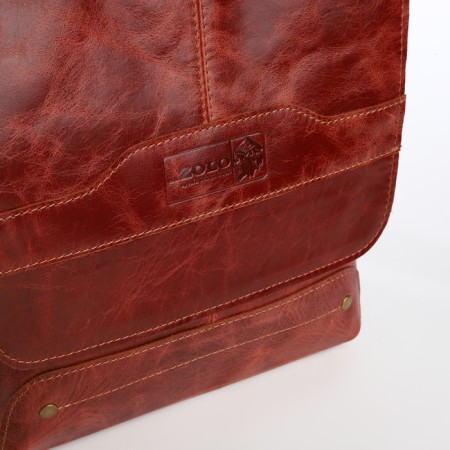 Male bag, xl zolo, brown color-1