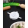 Dumplings molding form, d = 7 cm, white color