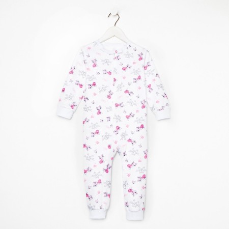 Combineson children, white/cats, height 80 cm
