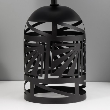 Burma table lamp E14 40W Black 27x27x42 cm Risalux-3