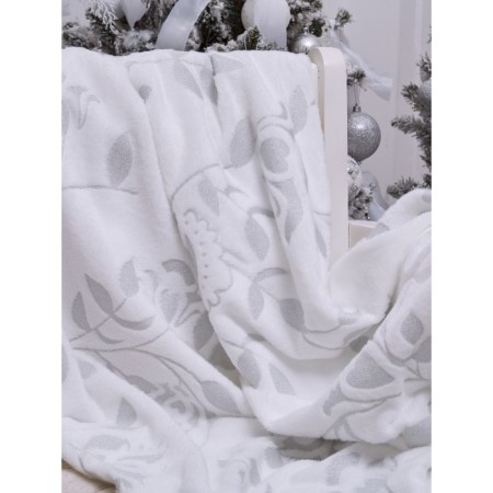 Jardin blanket, size 200x220 cm, gray color-2
