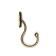 Hook furniture tundra TKO019, one -rod, bronze