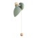 Bra "Adela" E27 40W green 14x23x11 cm