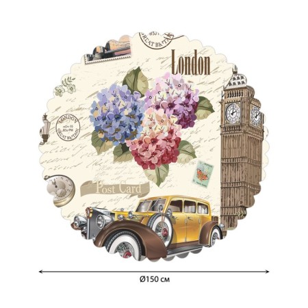 The tablecloth “London”, round, Saten, d = 150 cm-1