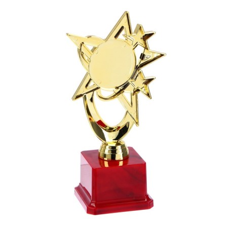 The award figure "Star" a, the plastic stand is red, 24.5 x 14 x 7.5 cm.-3