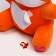 Soft toy "fox", with a pocket on his stomach