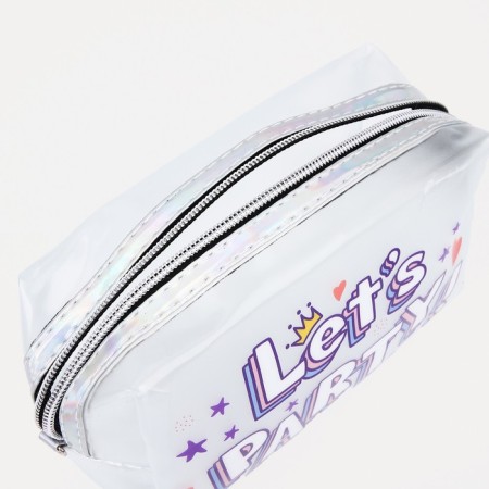 Cosmetic bag with zipper, matte color/multi -colored-2