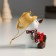Souvenir Polystone Snowman with a cup on the head, unpacked the gift "6x5x6 cm