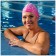 Шапочка для плавания взрослая ONLYTOP Swim, тканевая, обхват 54-60 см