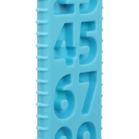 Teether for the teeth "Putic", the color is blue, size 16 cm-5