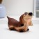 Coarse "Dachshund" brown, 25x12x15cm
