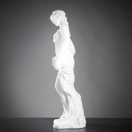 Figure "Girl with two jugs" White, 32x43x116cm-1