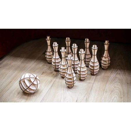 Wooden designer 3D "Bowling Mini"