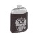 Flaw for alcohol "Emblem of Russia", stainless steel, gift, 180 ml, 6 oz